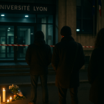 Mort à Lyon et grande récupération : ce que révèle l’affaire Quentin Deranque Veillée symbolique devant une université lyonnaise, lampions et rubalise, silhouettes floues